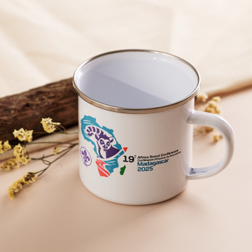 Conference enamel mug